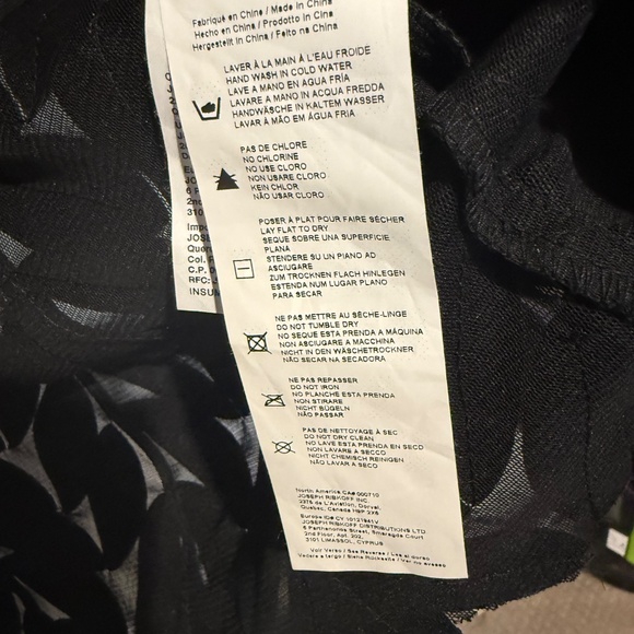 Joseph Ribkoff - black 3D petal jacket - Picture 7 of 7